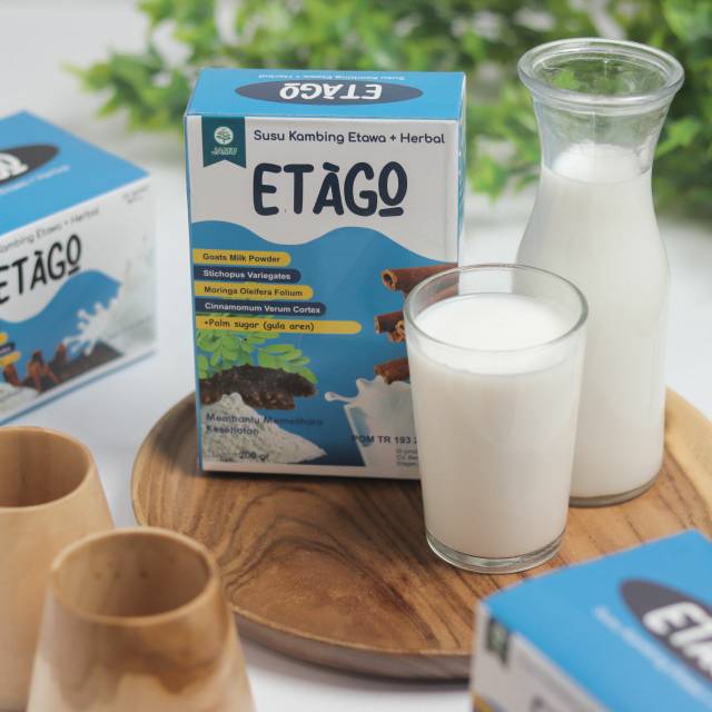 

susu kambing etago ( kambing etawa+herbal)