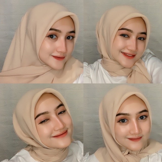 HIJAB JILBAB KERUDUNG SEGI EMPAT SQUARE ZHAFRON PREMIUM