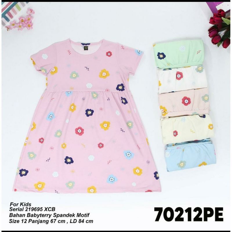 BAJU ANAK DRESS ANAK DASTER ANAK MURAH LEMONE 70212BK