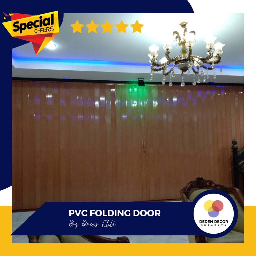 PVC Folding Door Surabaya  - Penyekat ruangan Minimalis