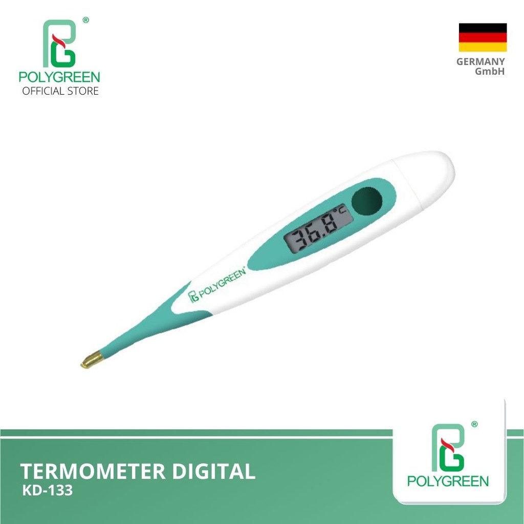 Polygreen KD 133 - Termometer Digital Fleksibel untuk Pengukuran Suhu Akurat