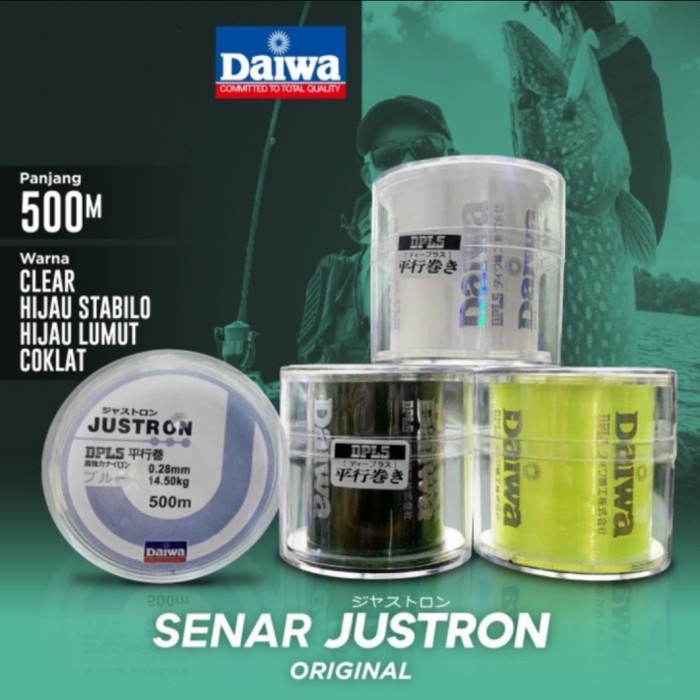 Senar Pancing Daiwa Justron 500m