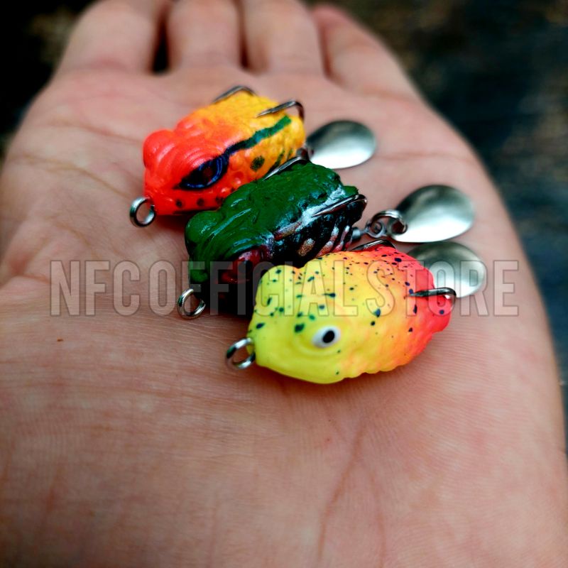 Soft frog mini 2,5 cm 3 gram 3D BEST KILLER ACTION