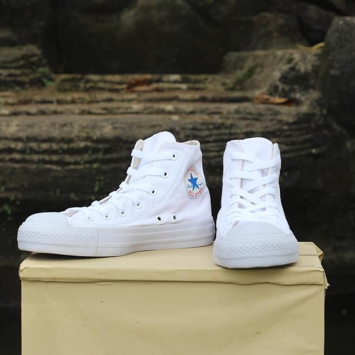 Sepatu Converse Chuck Taylor High Putih Grade Ori 