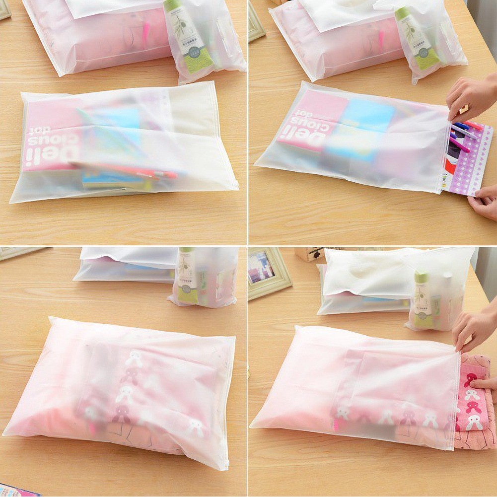 Ziplock Anti Air untuk Travel / Organizer Storage Bag / Travel Bag Transparan [1KG=170PCS] GM385 COD