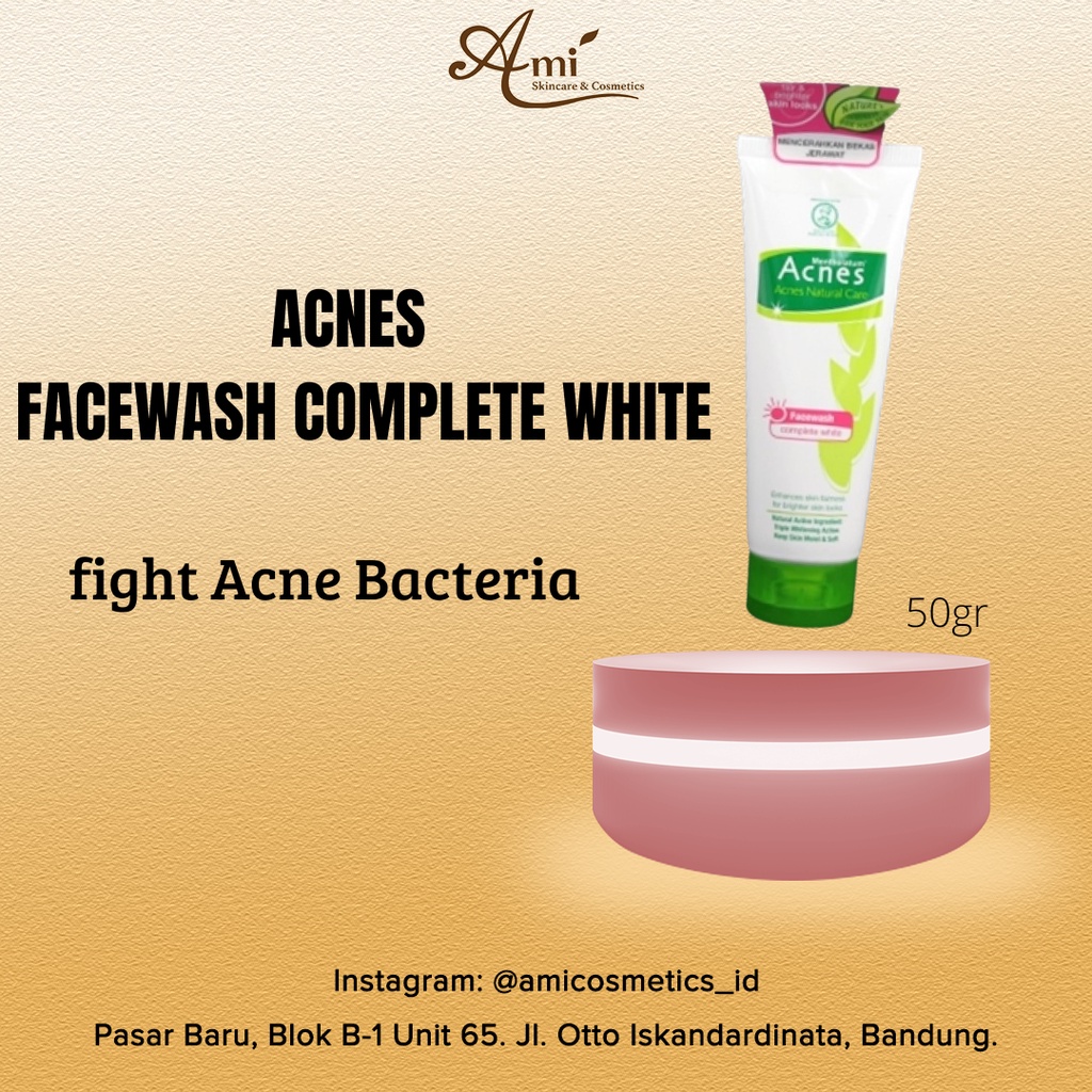 ACNES FACEWASH COMPLETE WHITE