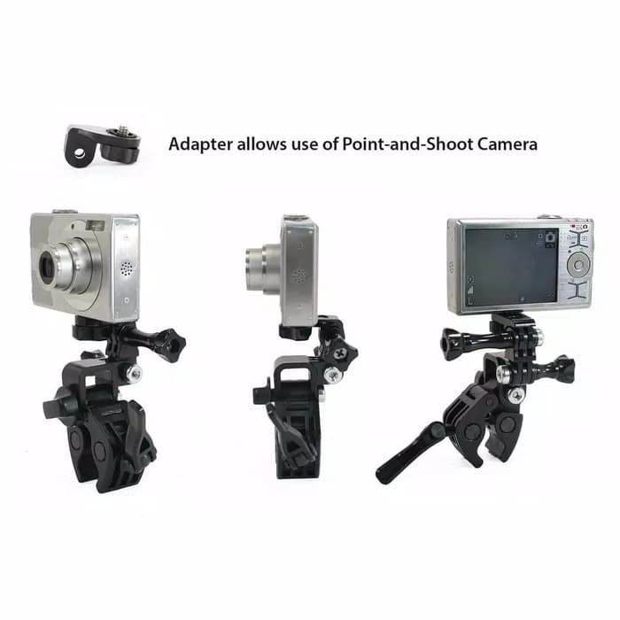 Adapter Mount Tripod Kamera GoPro Xiaomi Yi Brica Sjcam AEE / TCL / JVC / Sony AS15 / As30