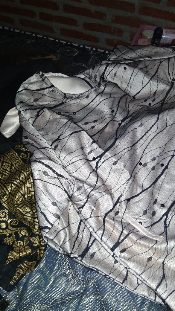 Cp Mayangsari Bunga Pagar Batik Brokat Couple Ayushita Free Slendang