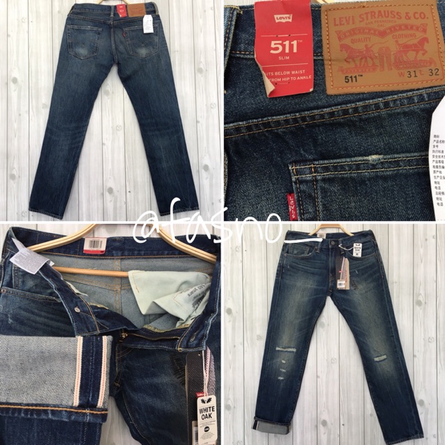 levi's 501 white oak cone denim