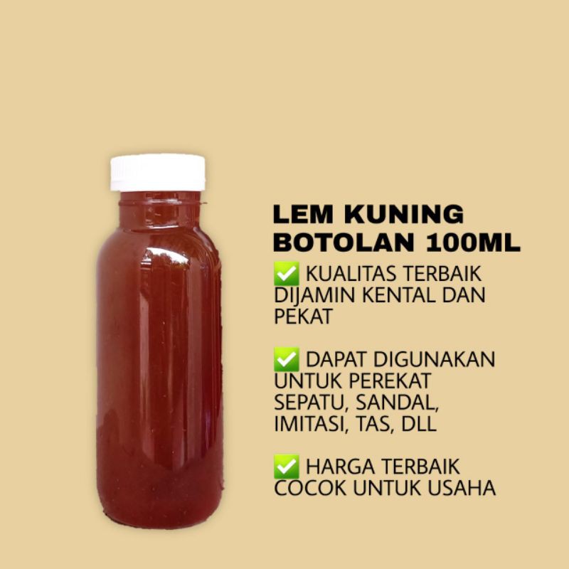 

LEM KUNING SUPER PEREKAT SERBAGUNA 100ML