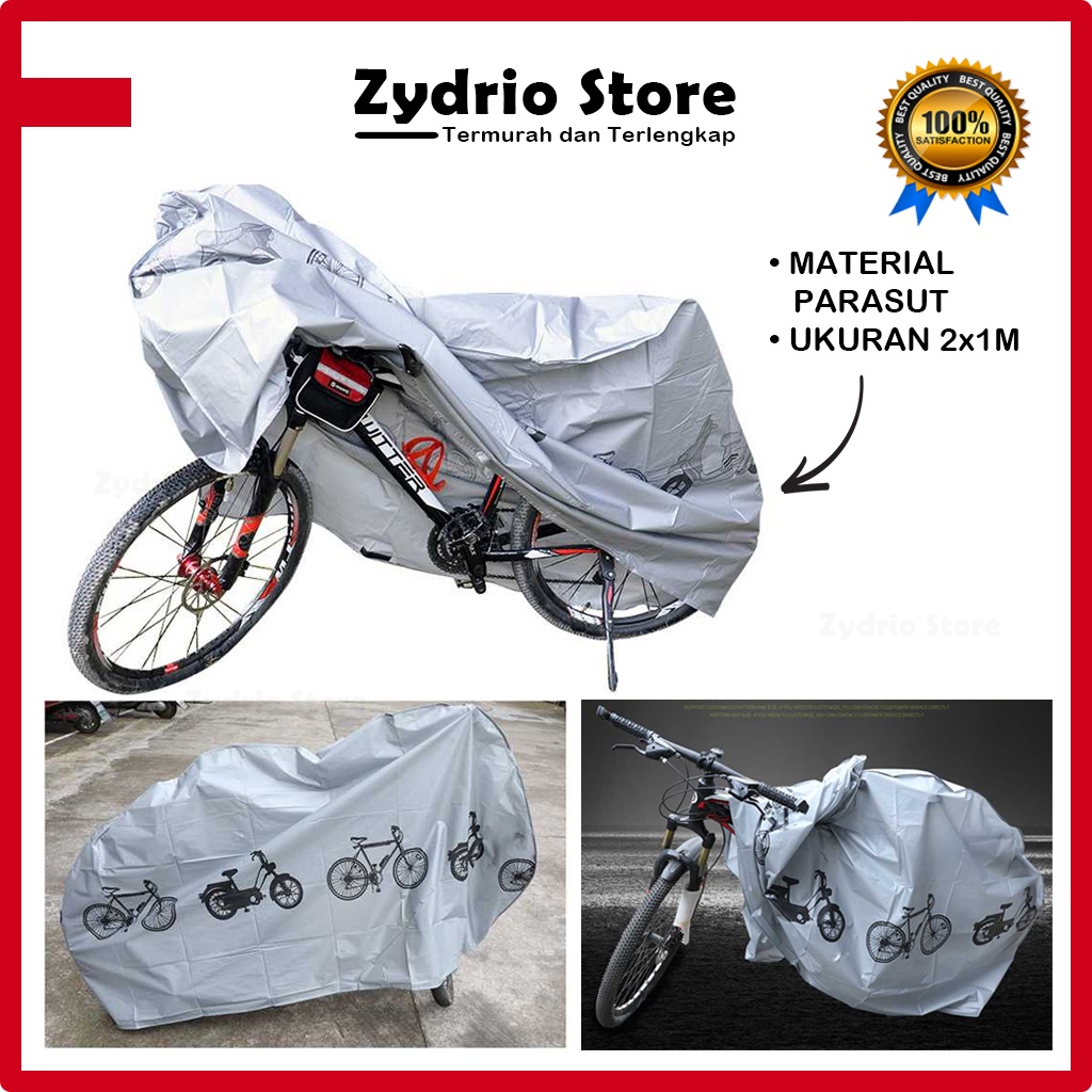 Cover Motor Sarung Motor Pelindung Motor Sepeda MTB BMX Bahan Parasut