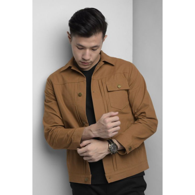 Canvas Suede Trucker