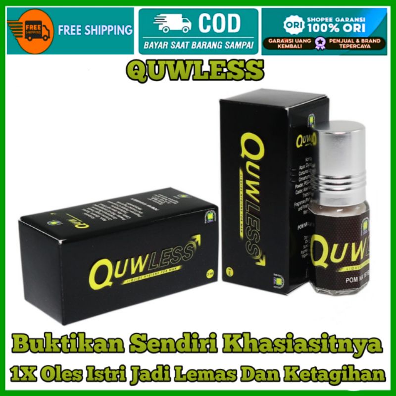 QUWLESS - OBAT KUAT PRIA - OBAT KUAT TAHAN LAMA