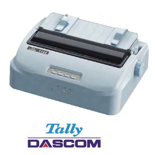 Printer Tally DASCOM 1140 Dot Matrix 9 Pin, emulasi Epson ESC P/2, IBM 2380+