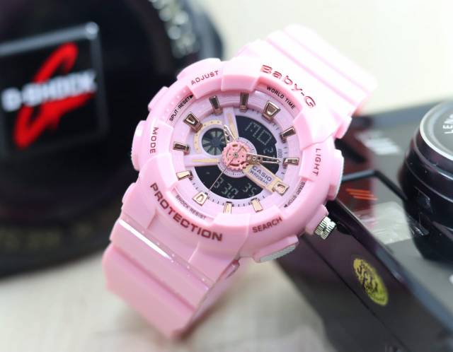 Jam Tangan Wanita Baby-G BA-110 Dual Time