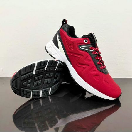 Sepatu Running Casual EAGLE FORCE 2 - Marun/Putih