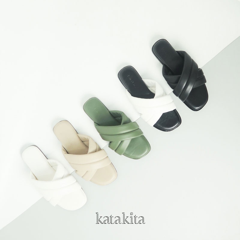 Katakita Millie Flat Sandal Wanita Sendal wanita Teplek-1