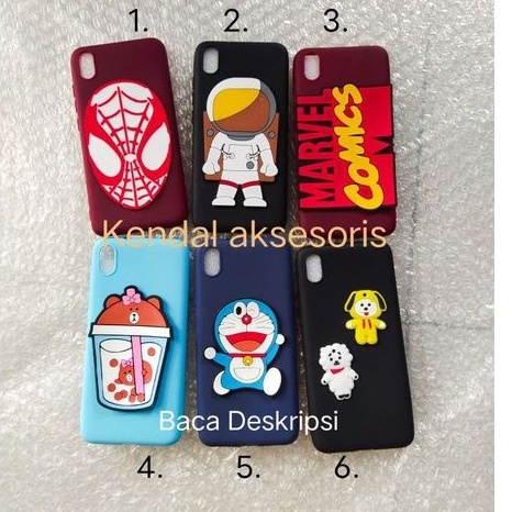case Advan G3 pro 2020 non fingerprint kompatibel modifikasi candy motif karakter 3d soft case