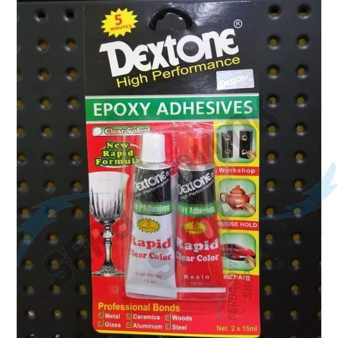 

Sinte Lem Dextone Clear 5 Menit Merah Rapid Epoxy Lem Besi Kayu Kaca Sin-Ter51 Segera Dapatkan