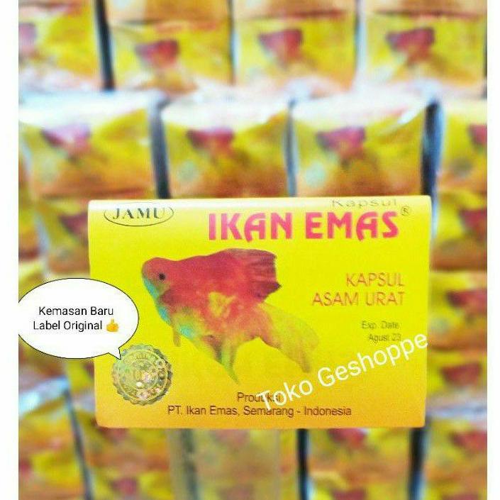 Jamu Asam Urat Pegal Linu Cap Ikan Emas