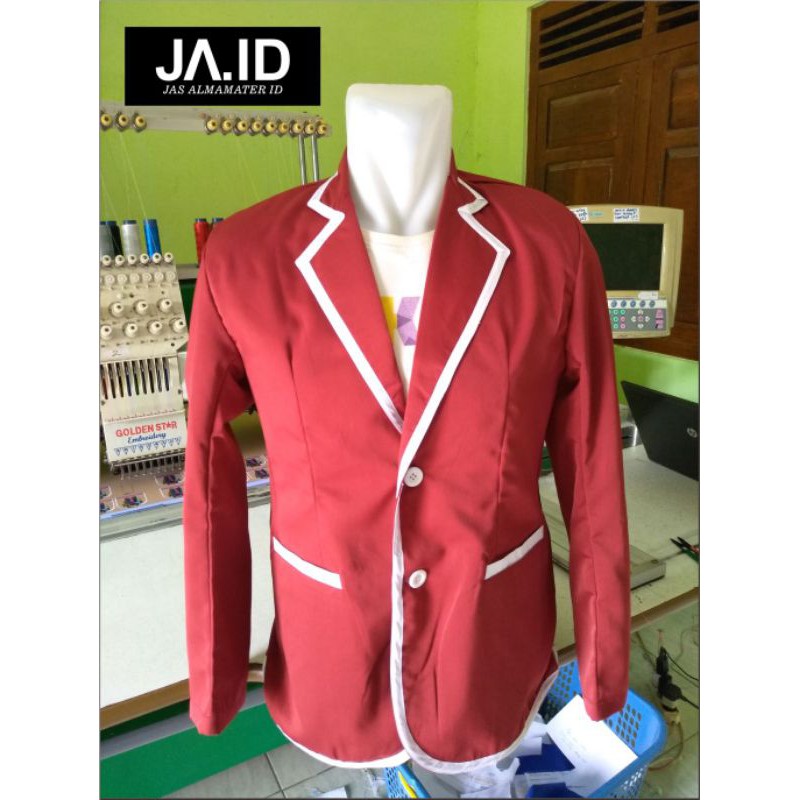 Jas Almamater Formal sekolah pondok pesantren ponpes osis ormawa ormas, min 12pcs