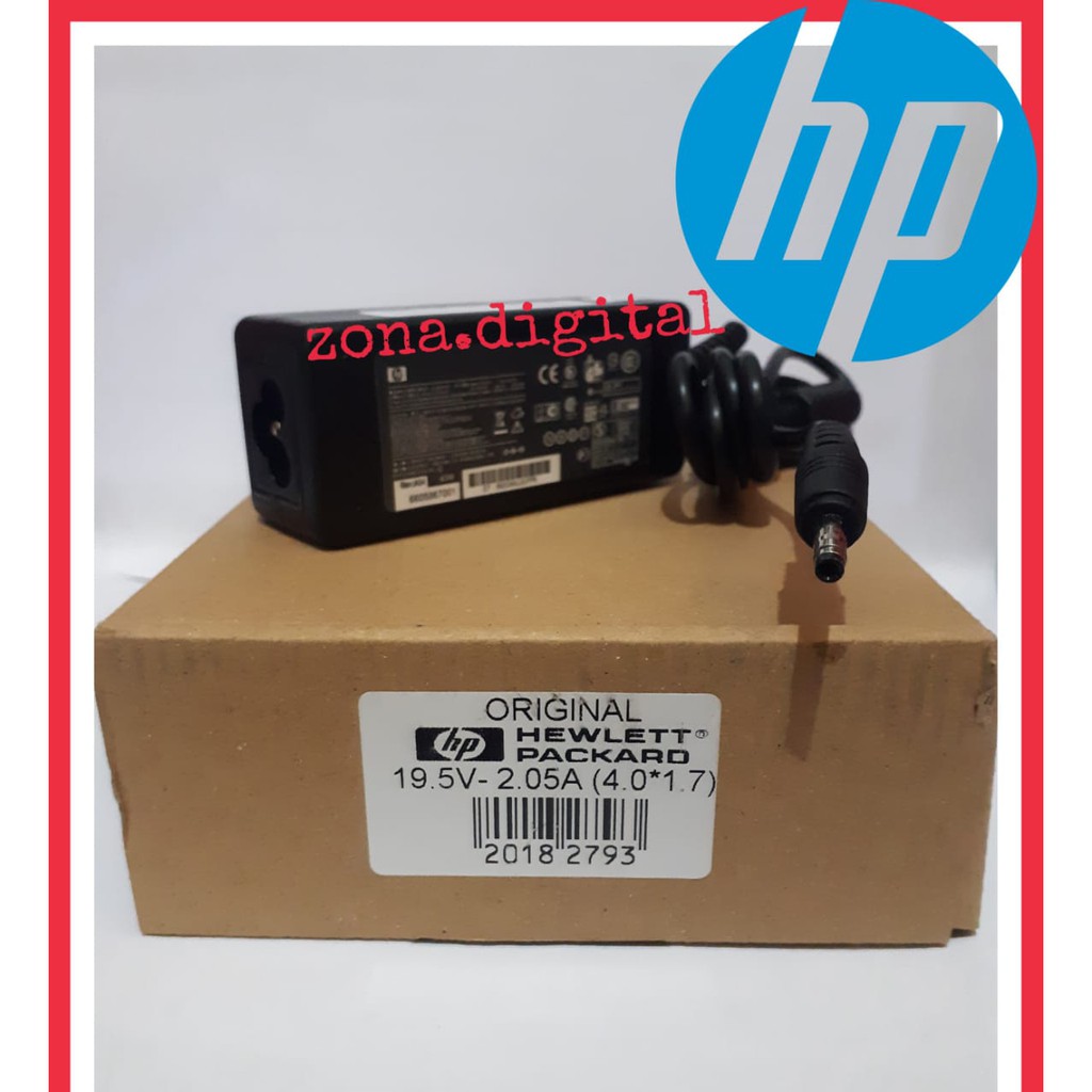 ADAPTOR CHARGER LAPTOP HP ORIGINAL 19.5V 2.05A Netbook HP Mini 110 210 Series