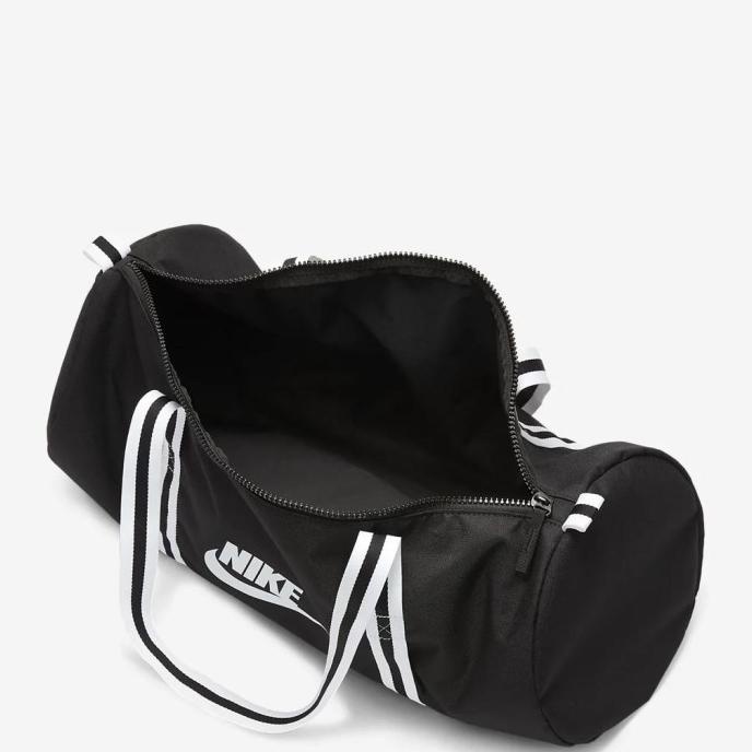 TAS GYM NIKE HERITAGE DUFFEL BAG "BLACK/WHITE" ORIGINAL