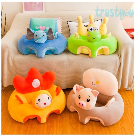 SB | Sofa Bayi Jumbo Lucu | Sofa Bayi Motif Hewan | Sofa untuk Belajar Duduk Bayi Anak Import RUZAIN MALL