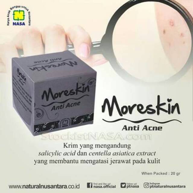 Moreskin anti acne