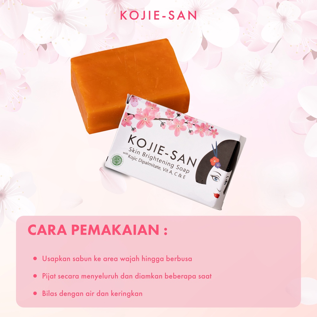 SABUN KOJISAN / KOJIESAN / KOJIE SAN / Kojie-San - Brightening Soap Kojic 65 gr