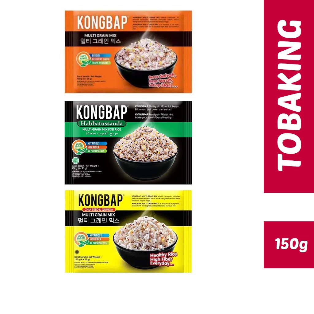 

Kongbap multi grain all varian 150 gr (6x25gr)
