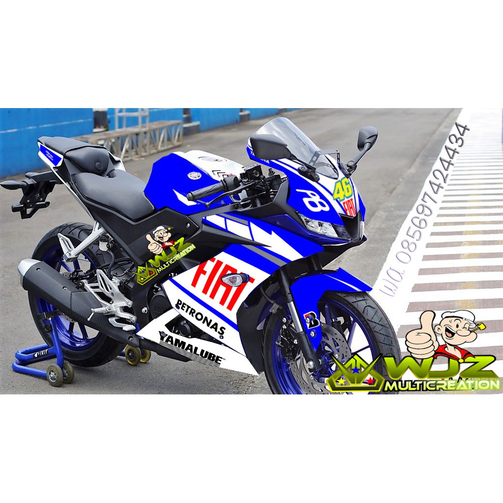 stiker decal r15 vva fiat