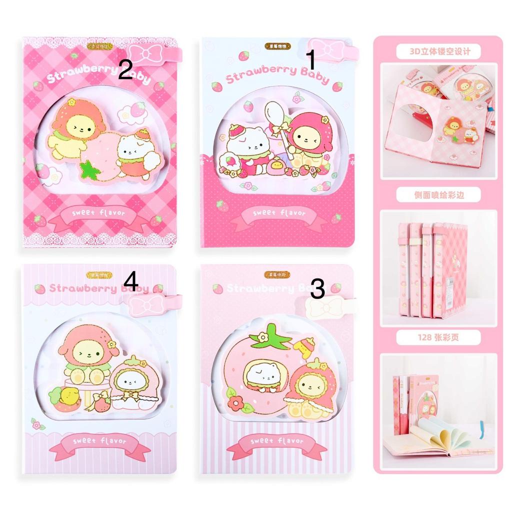 

Notebook / Diary STRAWBERRY BABY & FLOATING ISLAND / Agenda Import Lucu