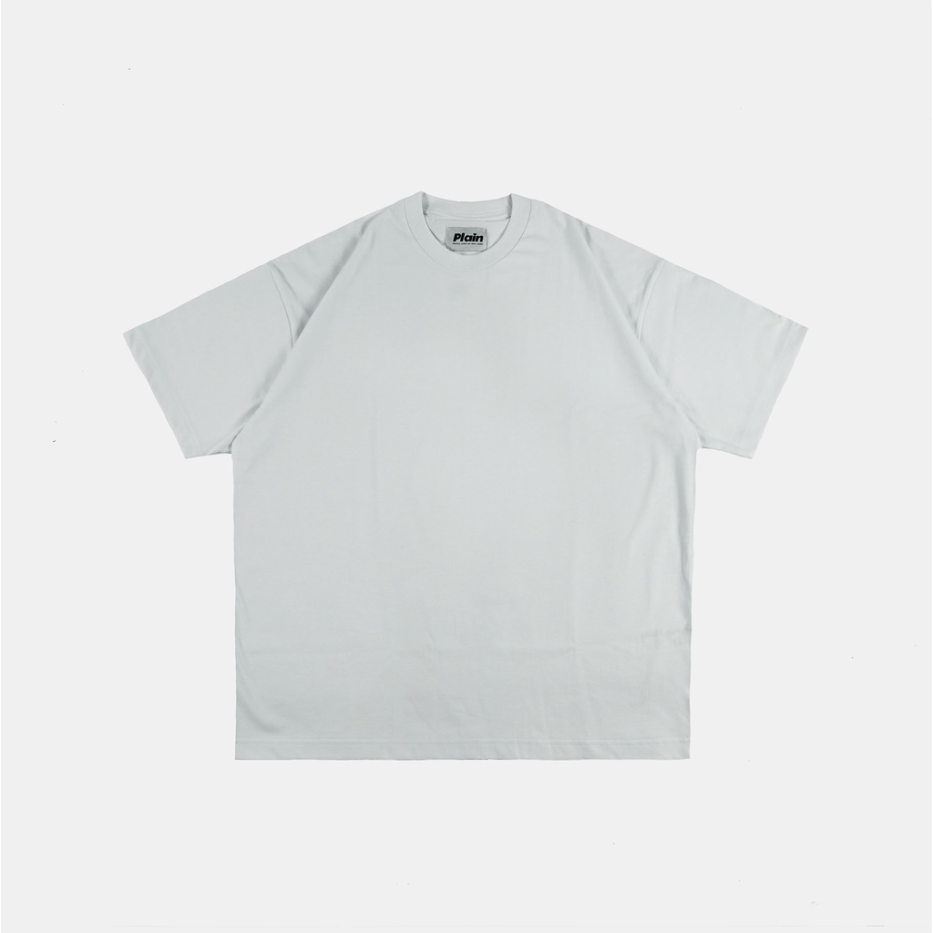 PLAIN – SS T-Shirt Oversize White – Kaos Polos Oversize Putih