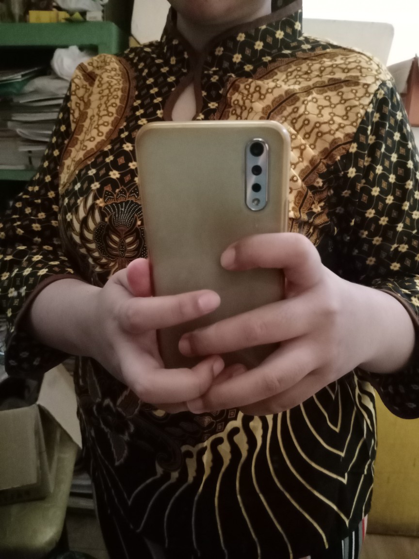 Blouse Batik Wanita Atasan Lengan 7/8 Dablong