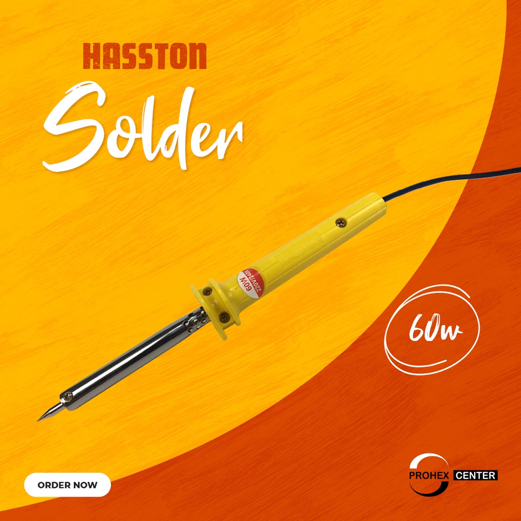 Solder Listrik 60 Watt HASSTON 3890-060 Soldering Iron 60 Watt