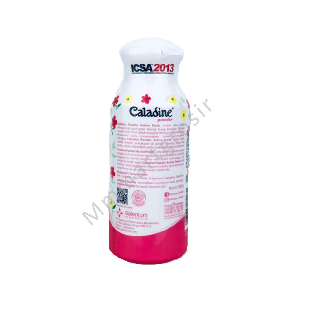 Caladine Powder / Active Fresh  / Bedak Tabur untuk biang keringat / 100g