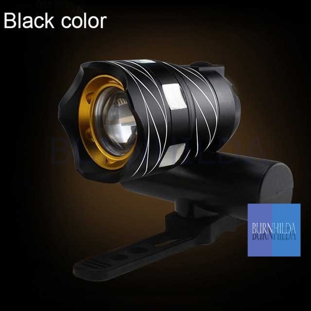 Lampu Sepeda LED Chargerable Zoomable Bicycle burnhilda