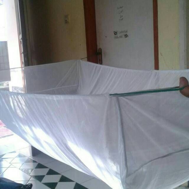 Keramba Apung Hapa jaring ikan kain trillin halus.ukuran.1X1X0.5