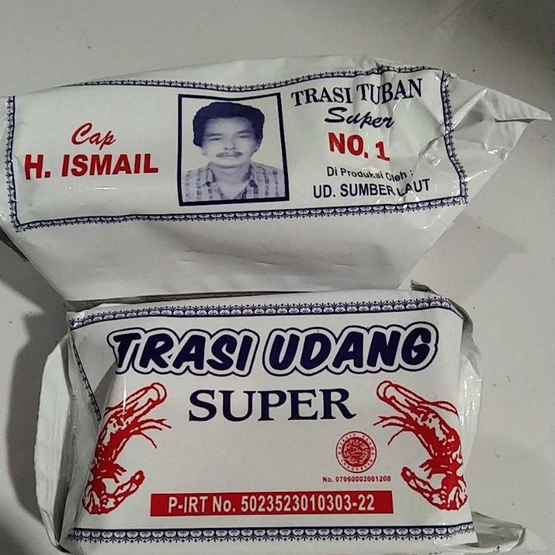 Terasi H. ISMAIL Khas Tuban 1kg =10pack 100gr asli original Bumbu dapur pesisir Pantura Tuban