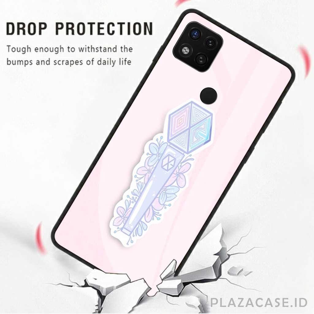 Lightstick KPOP Softcase Glass [K60] for Redmi 9c A53 A52 A92 A91 RENO 3 RENO 4 REDMI 9 Y30 Y50 A31