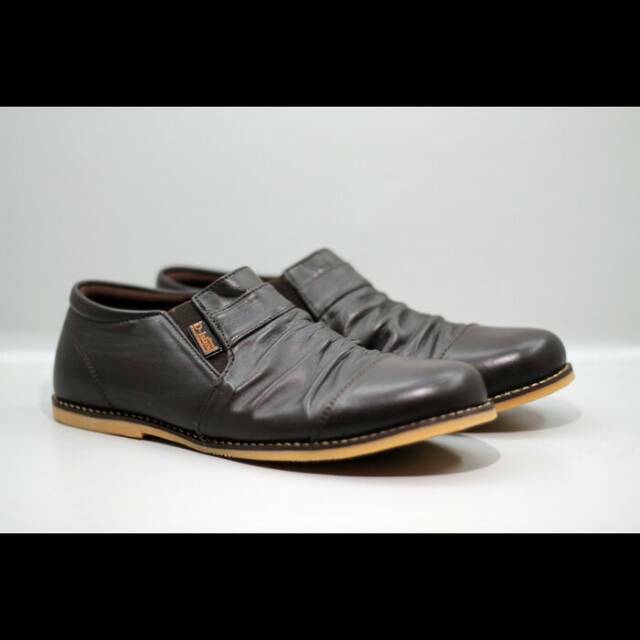 Sepatu D-island Wrinkle Genuine Leather / Sepatu Kulit