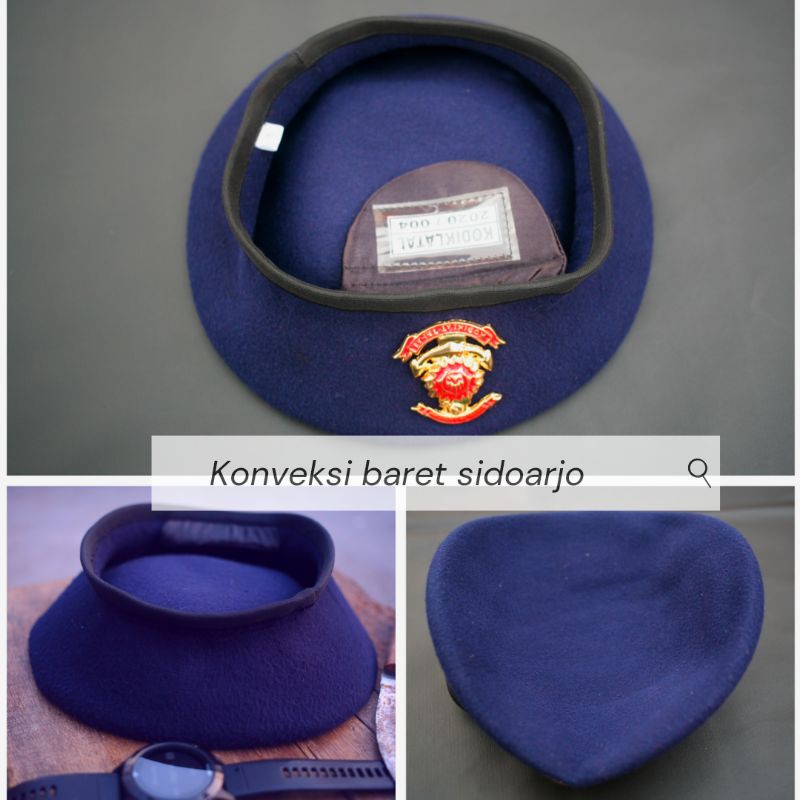 topi baret biru navy Pelaut TNI AL