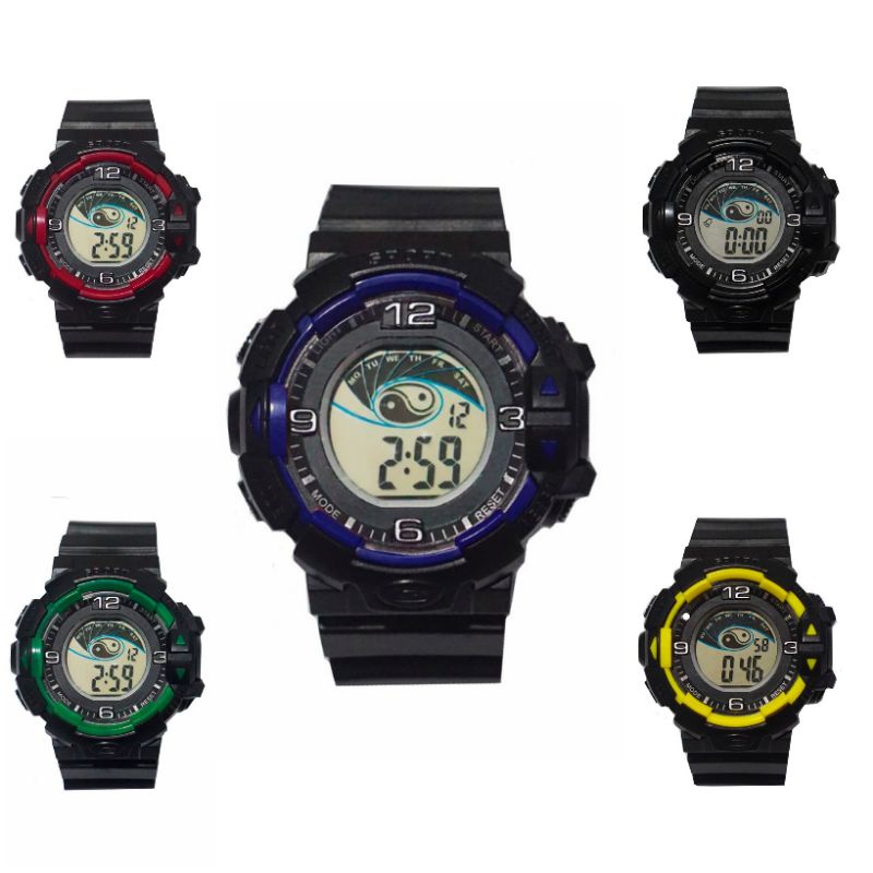 jam tangan sport digital watch rubber