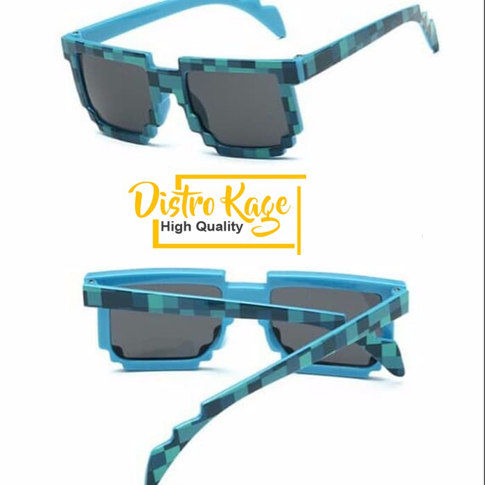 KACAMATA ANAK FROST DIAMOND MINECRAFT LUCU ANAK LAKI LAKI PEREMPUAN GAMERS YOUTUBE DISTRO KAGE-2