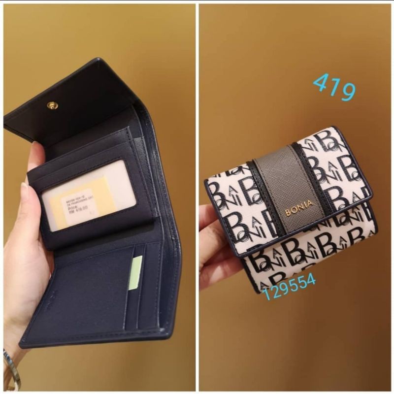dompet lipat 3 bonia original