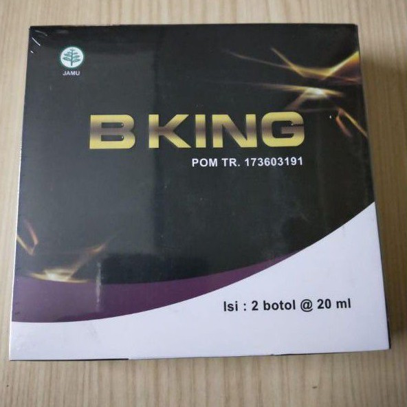 Brainking plus b king 100%asli bpom-suplemen kecerdasan nutrisi otak 1box isi 2botol
