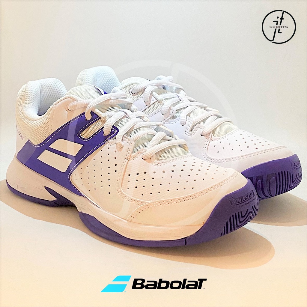 Sepatu Tenis Babolat Pulsion Wimbledon Purple Tennis Shoes Original