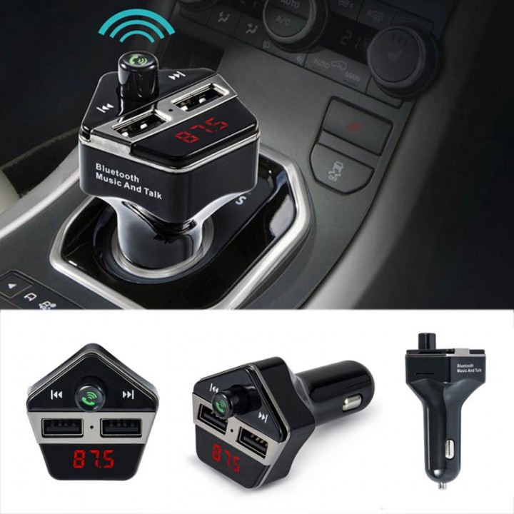 ST06 Bluetooth 3.0 FM Transmitter Radio Stereo Adapter Charger MP3 Player Car Kit Hands Free Call