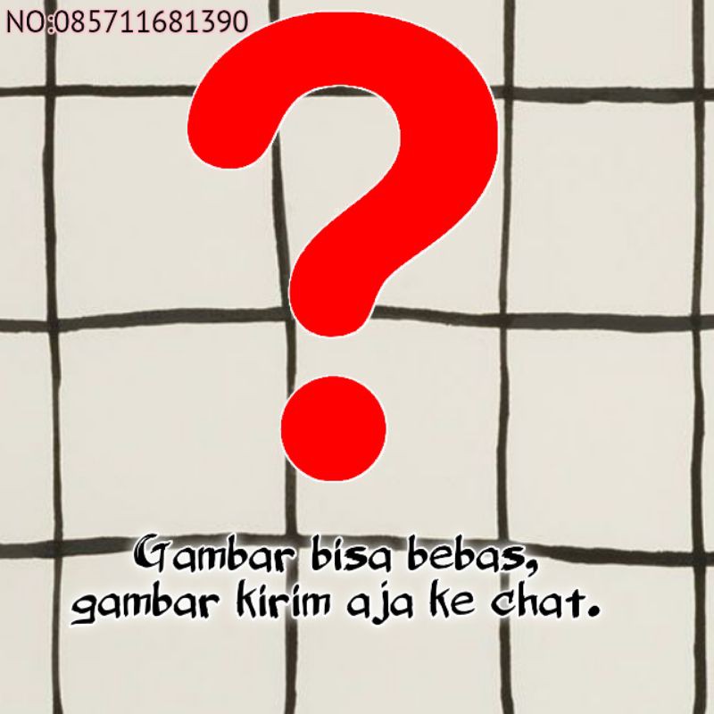 

Stiker Random/pakai foto sendiri